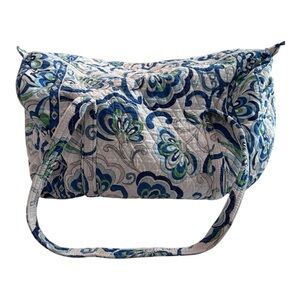 Vera Bradley Mediterranean White Duffle Bag